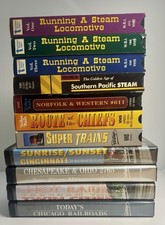 Railroad And Trains, Lot Of 11, VHS Tapes