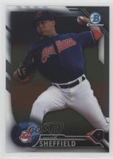 2016 Bowman Chrome Prospects Justus Sheffield #BCP120 fm0