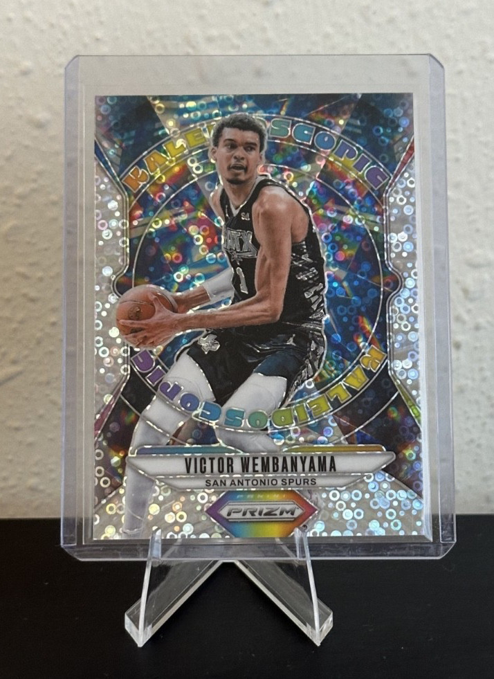 2024-25 Prizm VICTOR WEMBANYAMA #20 Kaleidoscopic Insert Silver Fast Break Disco