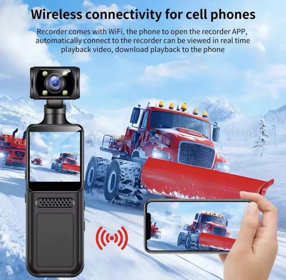 Xiaomi 8K HD Handheld Pocket Camera 180 ° Rotating Mini Portable Camera Wearable - Image 2 of 4