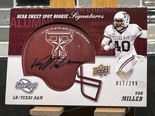 2011 Upper Deck Sweet Spot - Rookie Signatures Von Miller #RS-VM Variations /299