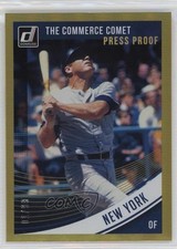 2018 Panini Donruss Variations Press Proof Gold 1/99 Mickey Mantle #200 HOF lz7