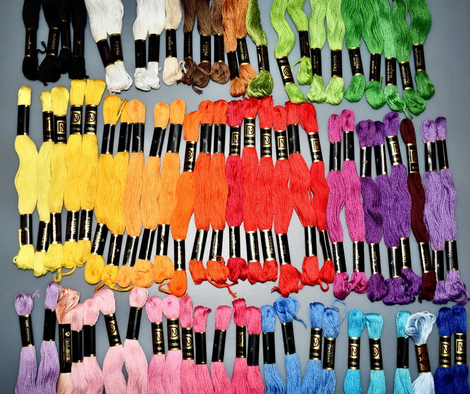 75 Skeins of New Cotton Embroidery Floss NWT - Image 4 of 4