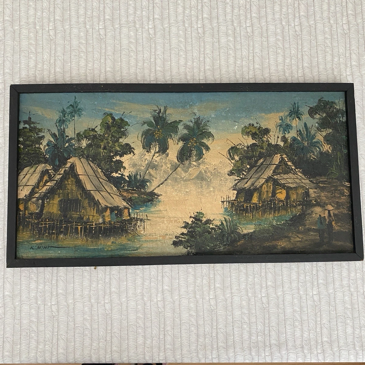 老式东南亚原创古董画| eBay