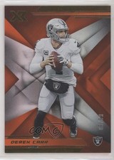 2019 Panini XR Orange 9/99 Derek Carr #31 v1x