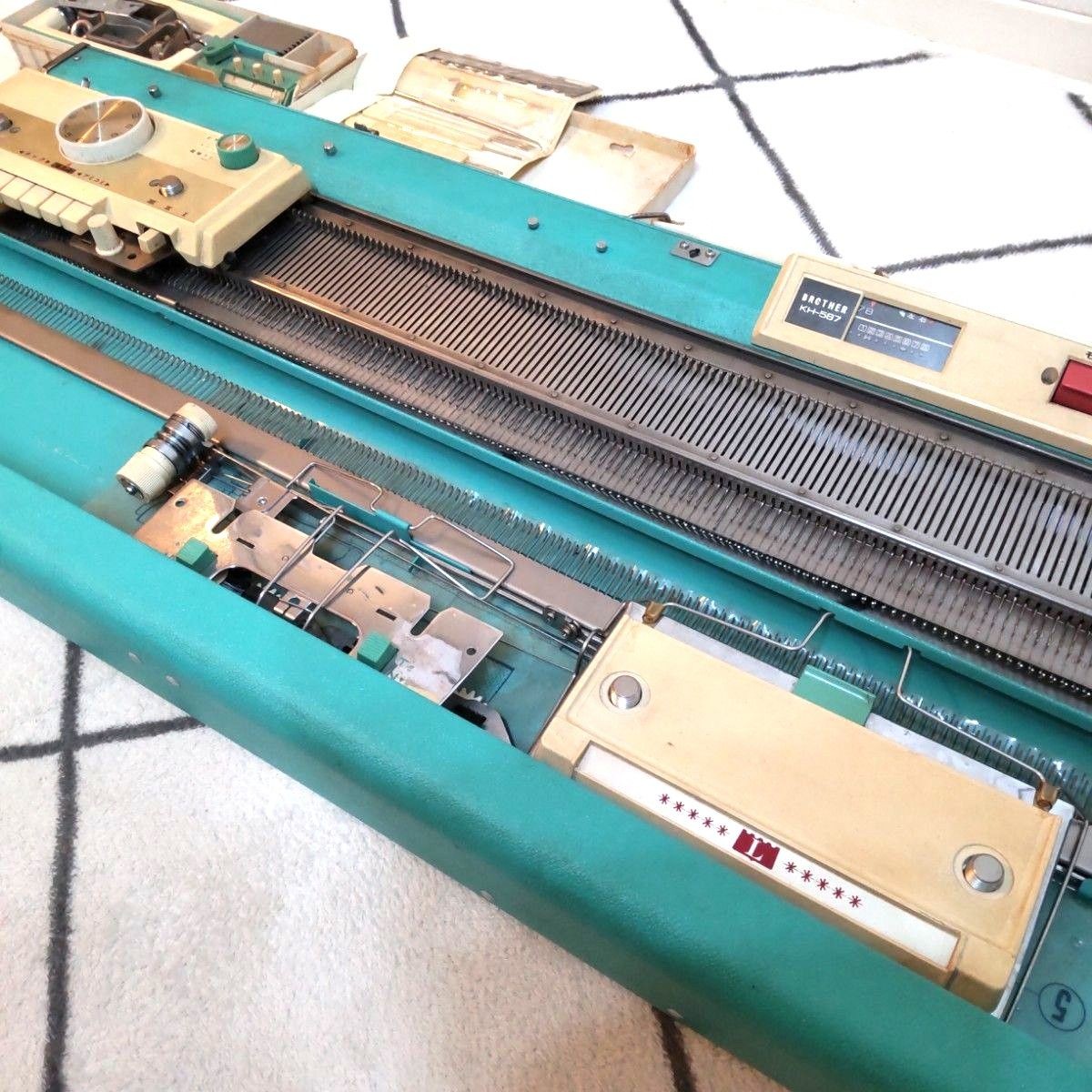 brother ブラザー　編み機　KH-587 Brother Knitting Machine KH-587 24-stitch Brother Auto L