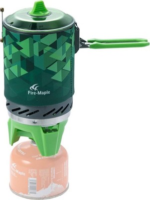Fire-Maple X2 Gas-Kocher Propan-Brenner mit Piezozündung Töpferstütze Set XL