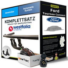 Anhängerkupplung WESTFALIA abnehmbar für FORD Tourneo Connect +E-Satz kpl.