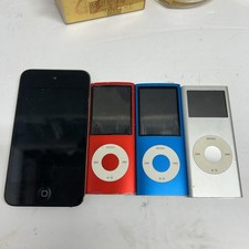 Apple iPod Nano Lot - Blue/ Silver Red Lot Is Untested And As Is