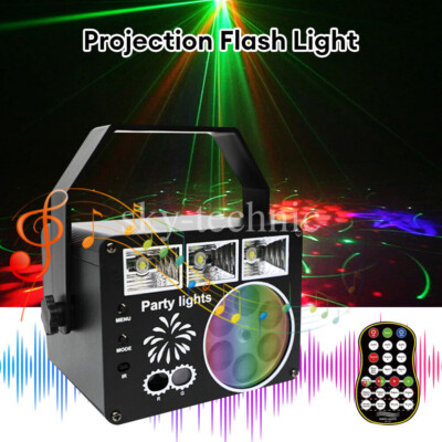 Party Lights Strobe LED RGB Stage Projector DJ Scanner Beam Effect Laser  Light