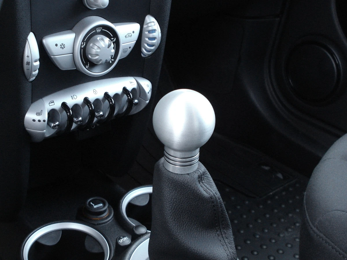 Rennline Aluminum Shift Knob MINI One Cooper S R50 R52 R53 R55 R56 R60 SILVER