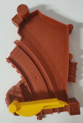 Thomas the Train Sky High Bridge Jump Replacement Part Brown Track Gate Piece