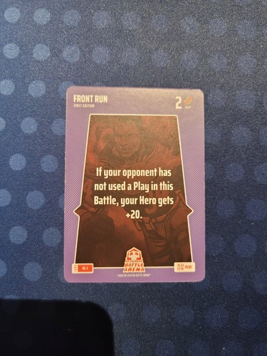 2024 Bo Jackson Battle Arena Play Card Front Run #PL-1 SP