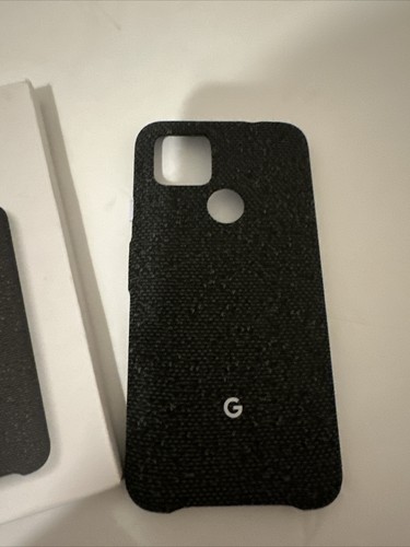 GENUINE Google Pixel 4a 5G Fabric Case GA02062 - Basically Black OPEN BOX - Picture 2 of 3