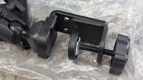 Arkon Heavy Duty Rail/Bar/Desk Clamp Post Apple iPad Pro, iPad Air Tablet Mount - Picture 9 of 15