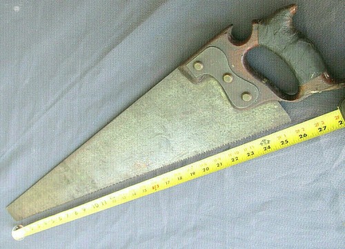 Vintage Saw possibly Wheeler Madison & Clemson Crosscut old as pictured OS