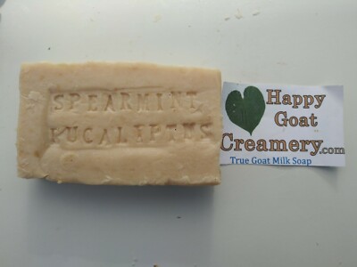 1 BAR GOAT MILK SOAP YOUR PICK VEGETABLE OIL DYE FREE HAPPY GOAT CREAMERY CHEAP