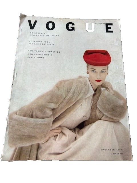 Vogue 1951 Adrian-Charles James-Lanvin-Balmain-Torrance Watkins