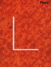Meadow Mini Leaf Tonal Blender Cotton Quilt Fabric TT Fabrics 8500 POPPY Red