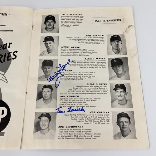 1950 New York Yankees & Philadelphia Phillies Team Signed World Series Program - Picture 18 of 22