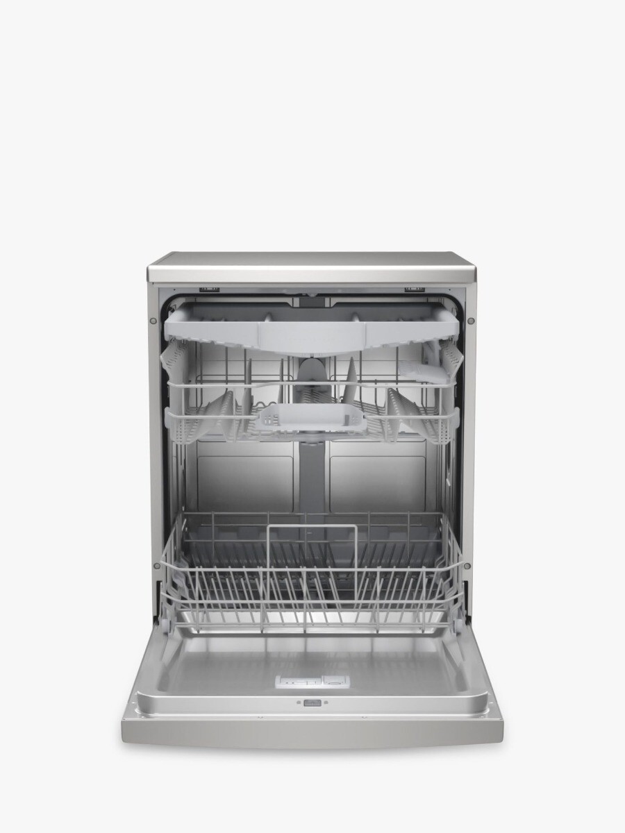 Graded Bosch Series 2 SMS2HVi66G Freestanding Dishwasher, Silver Inox