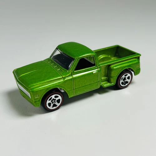 Hot Wheels 2006 Redline, '69 Chevy Custom Pickup Truck Lime Green 1:64 Loose