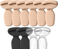 Silicone Heel Protector Multicolor - 10 Pack  Heel Grips/Heel Pads for Women