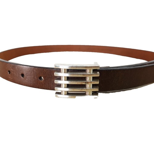 Vintage Kenneth Cole Thin Italian Calfskin Leather Belt M 29  display picture 1