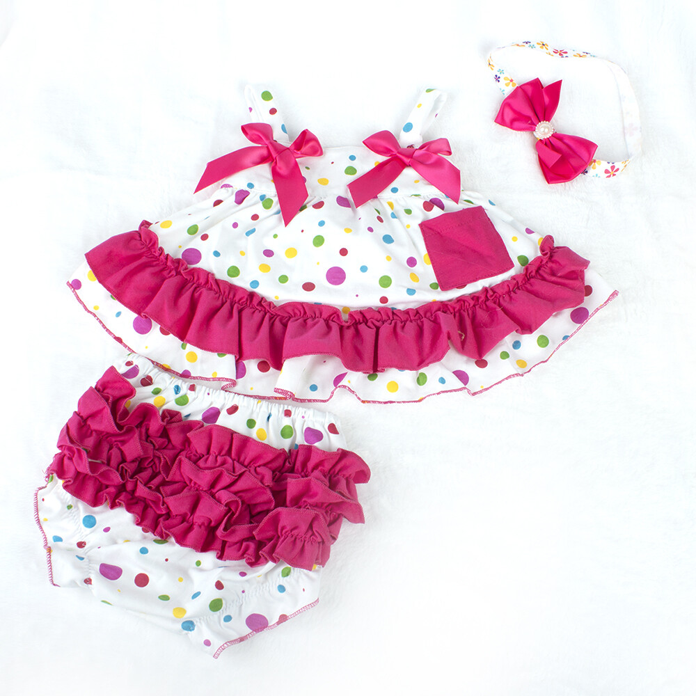 Reborn Baby Girl Doll Clothes Dress Clothing For 22"-23" Baby Dolls Accessories