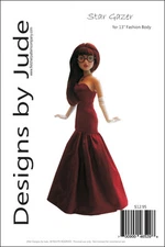 Stargazer Doll Clothes Sewing Pattern 13" Agatha Primrose & Revlon  Tonner