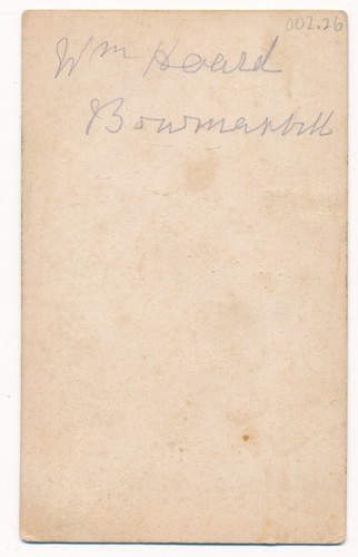 Man Named William Hoard of Bowmanville Ontario Likely Tait & Arthur CDV Photo - Imagen 2 de 2