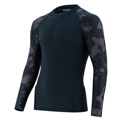 Kompression Langarmshirts Rash Guard Sport T-Shirt für Sport - Bild 17 von 38