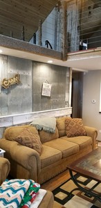 Custom Tin Wall Amish Wood Rustic Reclaimed Hand Crafted