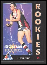 AFL 1994 AFLPA Dynamic Rookies St Kilda Peter Everitt 94/125 Football CB-1-9-B-6