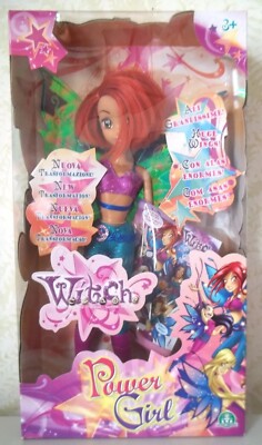 Ultra rare 32cm W.i.t.c.h. witch comic will vandom witch power girl doll bambola