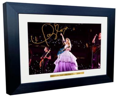 12x8 A4 Signed Swift The Eras Tour 2024 Autograph Photo Picture Frame Poster 6