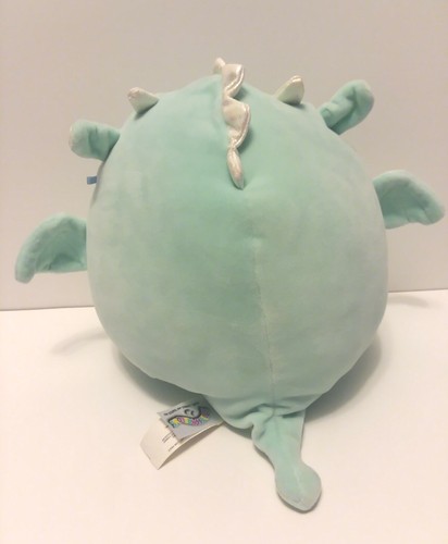 Peluche Miles the Dragon 8" Squishmallow peluche verde azulado/plateado 2019 - Imagen 5 de 11