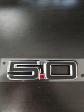 2024/2025 FORD MUSTANG  Silver 5.0 EMBLEM 