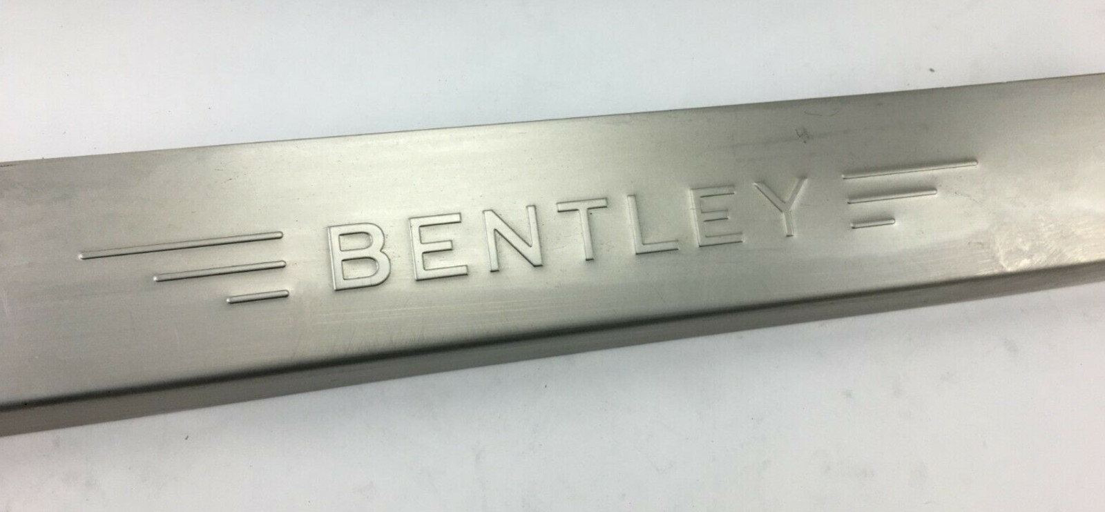 06-12 Bentley Continental Flying Spur Scuff Plate Sill Front Left OEM 3W5853537D