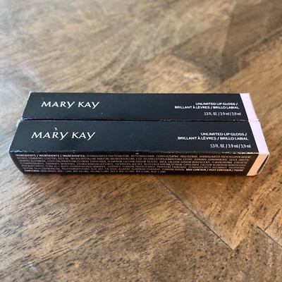 Mary Kay Unlimited Lip Gloss EVENING BERRY .13 oz. Full Size 153487 - SET OF 2