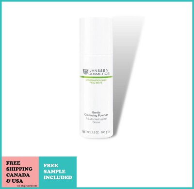**FREE SHIPPING*Janssen Gentle Cleansing Powder 100g with Silica removes make-up