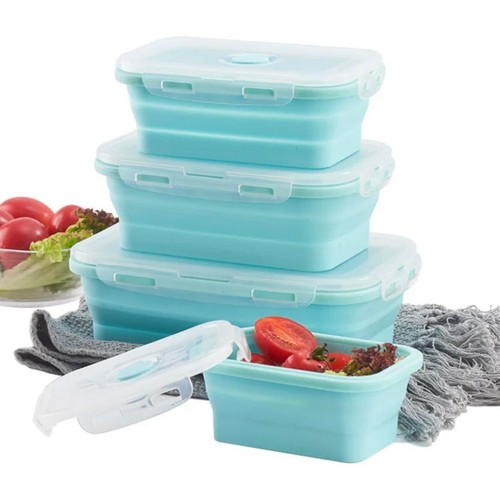 Silicone Snap and Stack Bowls - Picture 2 of 3