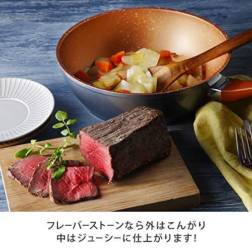 Flavor Stone Diamond Edition 4 Piece Set Red Frying Pan 24cm New