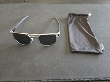 Oakley Latch Alpha Men's Sunglasses Matte Silver / Prizm Black Iridium Lenses