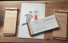 1960s MAHONING NATIONAL BANK Youngstown Ohio Pad Deposit Slip + Party Program