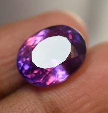 Certified 10.70 CT Natural Ceylon Purple Pink Sapphire Oval Cut Loose Gemstone