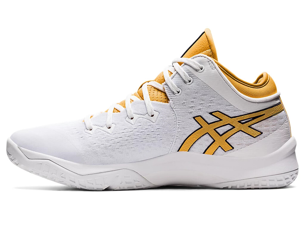 Asics Basketball shoes UNPRE ARS White/Tiger Yellow 1063A036