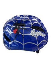 Spider Design Cycle Helmet Blue BMX Cycling Safety 48-52cm Adjustable Helmet