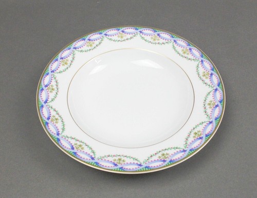Tiffany & Co Limoges France Louveciennes Porcelain 8 3/4 Rimmed Soup Bowl - Picture 3 of 8