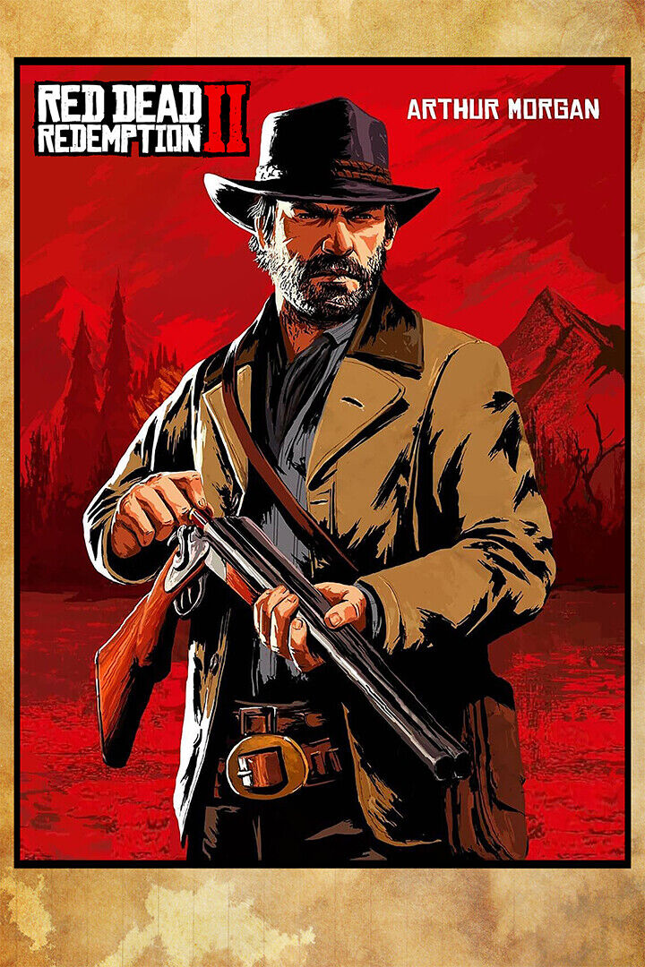 red dead redemption 2 / Fanart / Arthur Morgan Art Board Print for Sale by  Artwalidshop